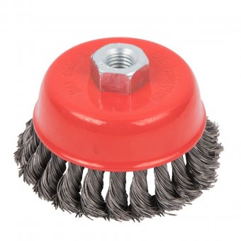 Perie cupa fir ras pentru polizor unghiular, 100 mm