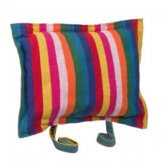 Perna pentru hamac cu dungi multicolore, 30x40 cm
