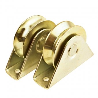 Set format din 2 Role pentru porti culisante 8 cm diametru rola, pentru cornier 