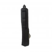 Cutit Automat tip briceag, lama cu actionare pe buton, 210 mm, negru