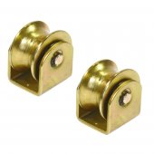 Set format din 2 Role, 8 cm diametru, pentru porti culisante, pentru teava
