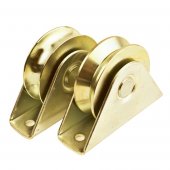 Set format din 2 Role pentru porti culisante 8 cm diametru rola, pentru cornier 