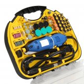 Set trusa minifreza tip biax, 115 piese, 135W, 33000 RPM