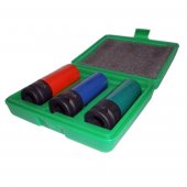 Trusa chei tubulare de impact, cu protectie, 3 piese
